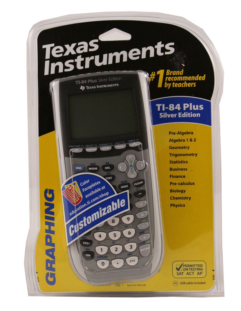 Ti84+ Silver Graphing Calculator Cowley College Bookstore