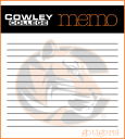 Notepad Cowley College Memo "C" Go Tigers