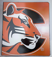 Four Points Products Tiger Logo Cowley College 1" Binder