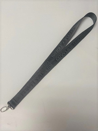 Spirit Products Cowley Tigers Tone on Tone Charcoal Lanyard