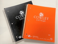 Roaring Springs Cowley College Spiral 5 Subject Notebook