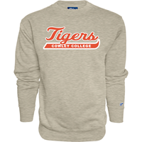 Blue84 Tackle Twill Felt Tigers Cowley College Crew Sweatshirt