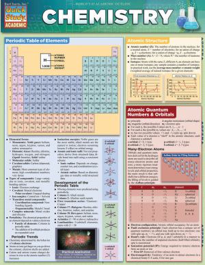 Quick Study Chemistry (SKU 1003434734)