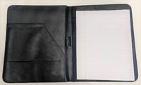 Cowley College Debossed Leather Binder Portfolio