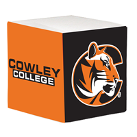 Spirit Products Tiger Logo Cowley College 3" Paper Note Cube