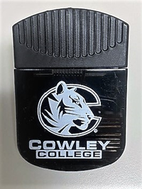 Spirit Products Tiger Logo with Cowley College Smoke Chip Clip Magnet