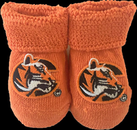 Two Feet Ahead Newborn Booties w/ Gift Box