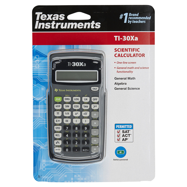 Texas Instruments TI-30XA Scientific Calculator (SKU 1000897317)