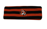 The Game Tiger Logo Orange & Black Stripe Earband