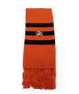 The Game Tiger Logo Striped Orange Scarf