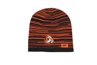 Nike Patterned Reversable Black & Orange Beanie