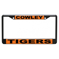 WinCraft Metal Cowley Tigers License Plate Frame
