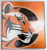 Four Points Products Tiger Logo Cowley College 1" Binder