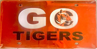 WinCraft Go Tigers Orange License Plate