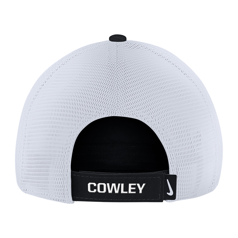 Nike Hat Aerobill Mesh Black/White C Cowley College Bookstore