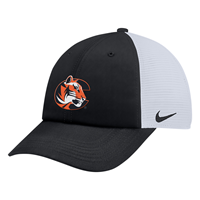 Nike Aerobill Black & White Tiger Logo Flex Fit Mesh Hat