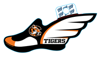 Blue84 Tiger Track & Field 5.5x1.75 Sticker
