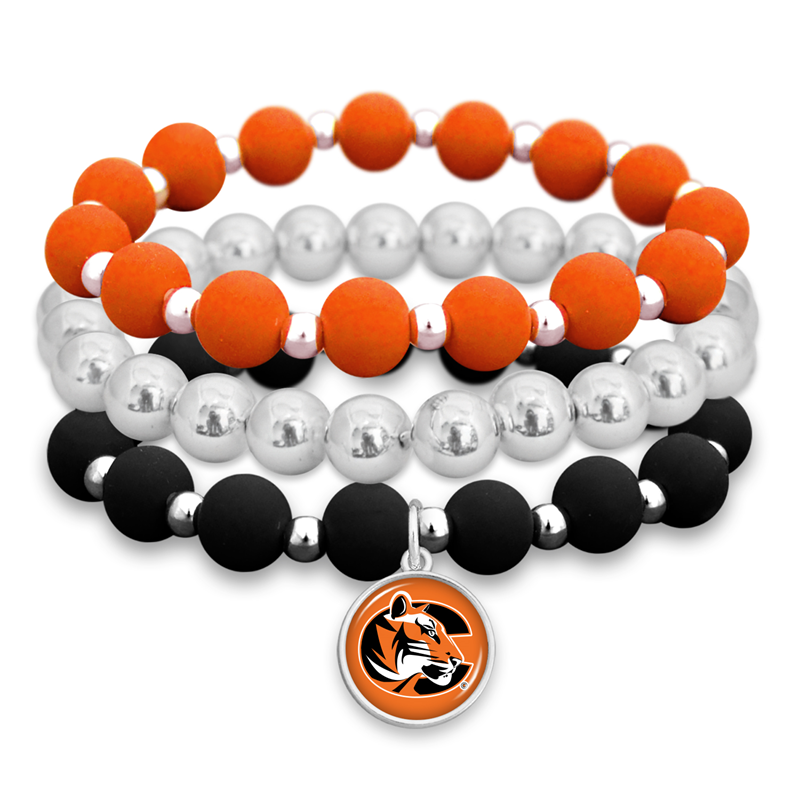 From the Heart Enterprises Amanda Stack Silicone 3 Pack Tiger Logo Bracelet (SKU 1008358115)