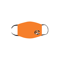 Neil Enterprises Tiger Logo Orange Face Mask