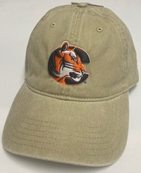 The Game 3D Tiger Logo Pigment Dyed Khaki Hat