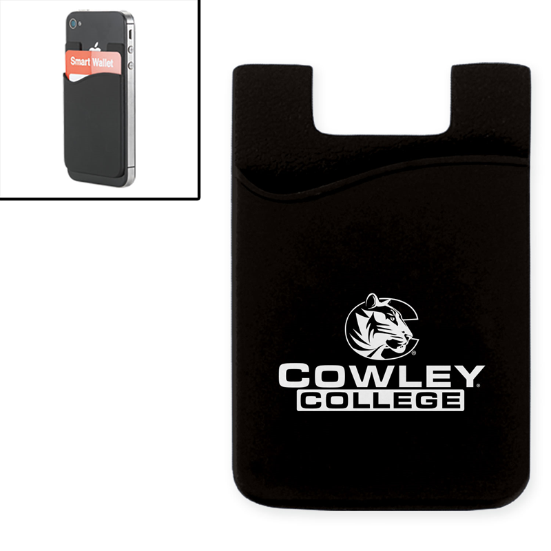 MCM Tiger Logo Cowley College Black Silicone Cellphone ID Holder (SKU 1010345612)
