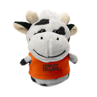 MCM 4" Cowley College T-shirt Stuffed Cow Shortie