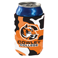 Spirit Products Tiger Logo Cowley College Neoprene Folding Can Koozie