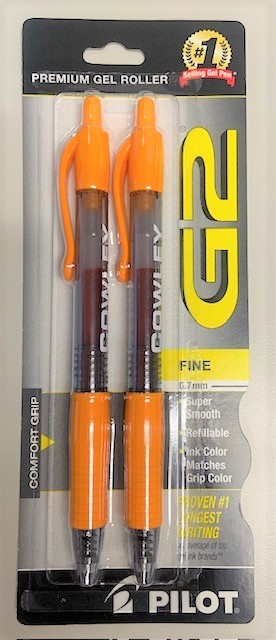 Spirit Products Cowley College Orange 2 Pack G2 Piolet Pen Set (SKU 1010611216)