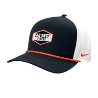 Nike Rope Visor Cowley Tigers Woven Label Black Hat