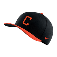 Nike Colorblock Black & Orange Block C Flex Fit Hat