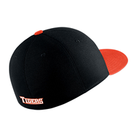 Nike Colorblock Black & Orange Block C Flex Fit Hat