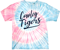 Blue84 Tie Dye Sky Blue & Hot Pink T-shirt