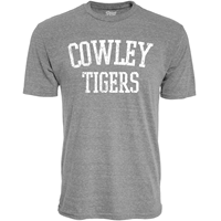 B84 Tshirt Triblend Cowley Tigers Distressed