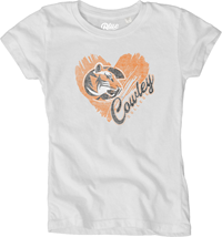 Blu 84 Youth Tshirt Heart