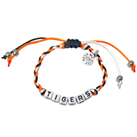 Jardine Beaded with TIGERS Braided Bracelet