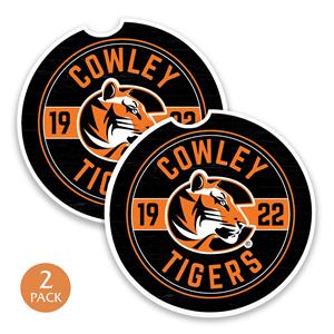 Jardine Cowley 19C22 Tigers Absorbent Stone 2 Pack Car Coasters