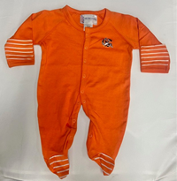 Two Feet Ahead Tiger Logo Footed Orange Creeper