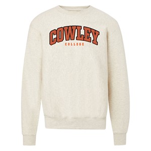 MV Sport Pro-Weave Chenille Cowley College Crew Sweatshirt