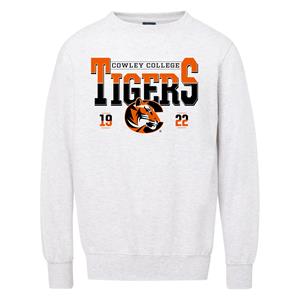 MV Sport Cowley College Tigers 19C22 Ash Crew Sweatshirt