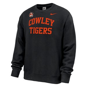 Nike Club Fleece Tiger Logo Cowley Arched Crew Sweatshirt