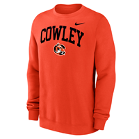 Nike Club Fleece Cowley Arched w/ Tiger Logo Crew Sweatshirt