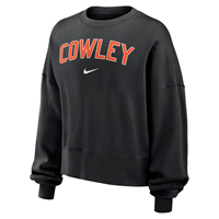 Nike Ladies Phoenix Cowley Oversized Cropped Crew Sweatshirt