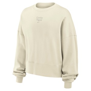 Nike Ladies Phoenix Cowley Tigers Oversized Cropped Crew Sweatshirt