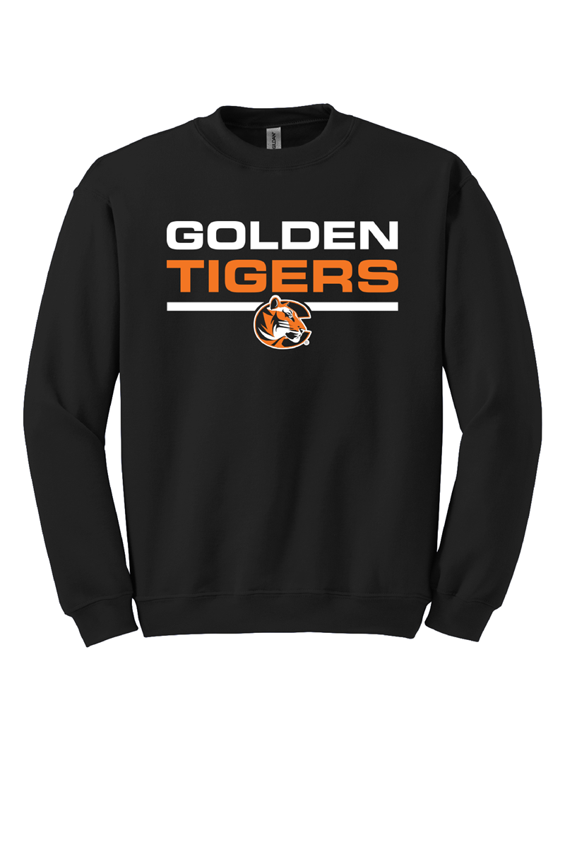 TRT Golden Tigers w/ Tiger Logo Black Crew Sweatshirt (SKU 1011562625) TRT Golden Tigers w/ Tiger Logo Black Crew Sweatshirt (SKU 1011562625)