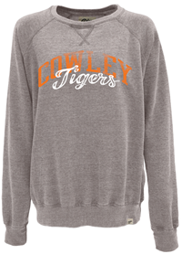 Blue84 Ladies Cowley Tigers Distressed Crew Sweatshirt