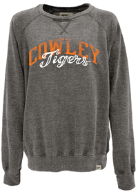 Blue84 Ladies Cowley Tigers Distressed Crew Sweatshirt