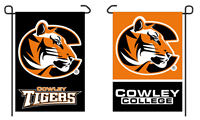 Flag Garden 2Sided C Cowley College C Cowley Tigers 12X18