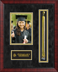 New England Picture Co Wood Graduation Tassel & Photo Memory Frame