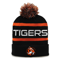 The Game Tigers w/ Tiger Logo Knit Pom Beanie