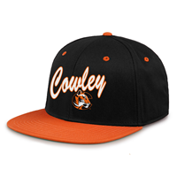 The Game Cowley 3D Script with Tiger Logo Black & Orange Hat